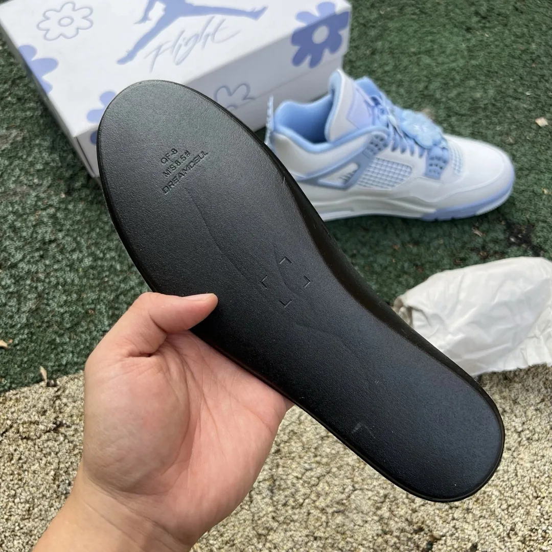 Air Jordan 4 Forget Me Not — photo 11