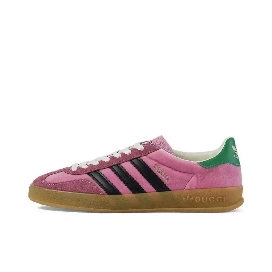 Adidas Gazelle Beige Retro Running Shoes — QC