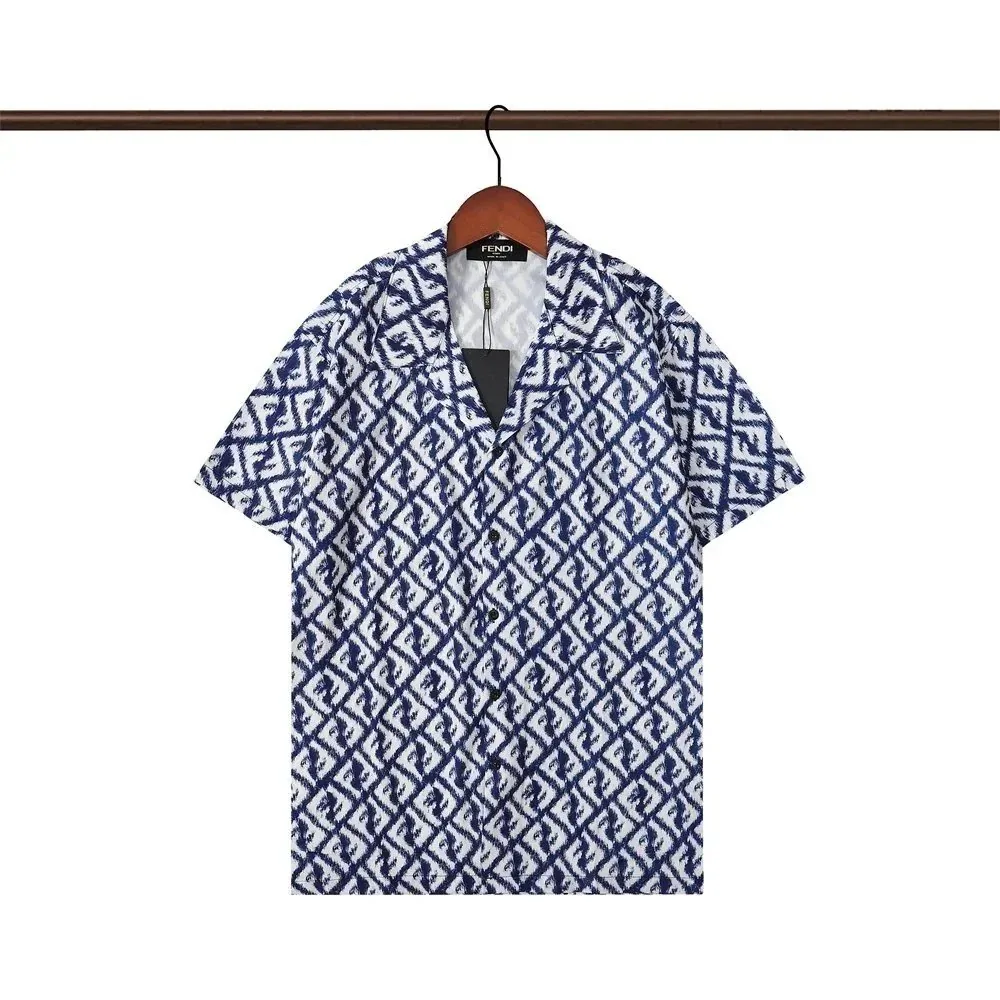 Fendi FF Monogram Short Sleeve Shirt — Photo 6