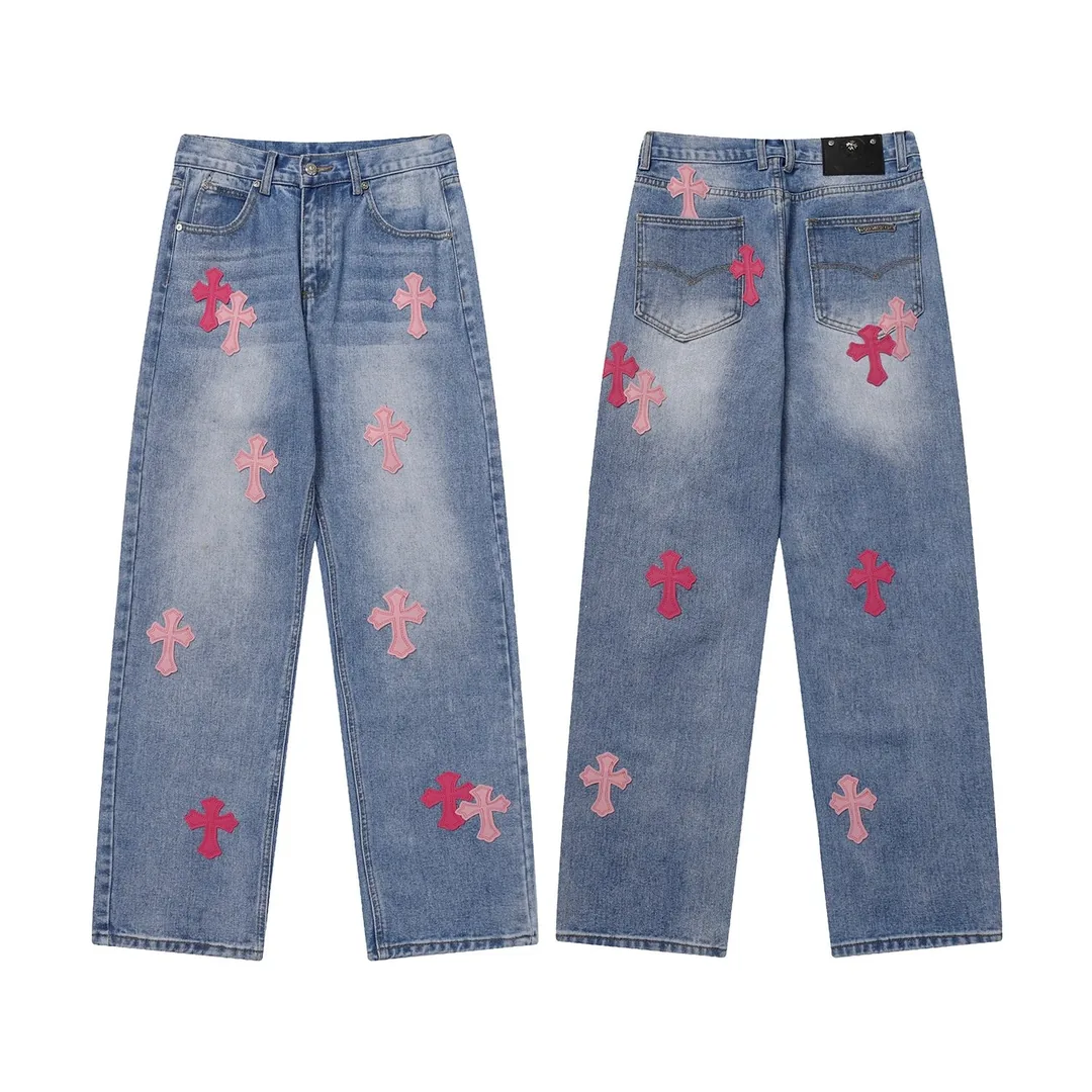 Chrome Hearts Washed Denim Pants — QC