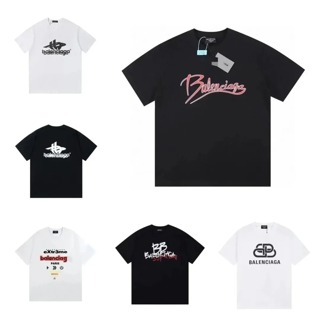 Balenciaga Logo Print T-Shirt Collection