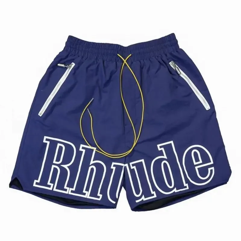 Rhude Drawstring Reflective Basketball Shorts — QC