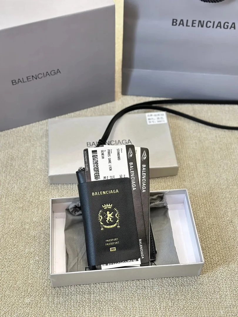 Balenciaga Leather Passport Holder — Photo 5