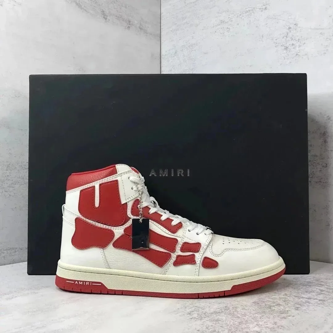 Amiri Skel-Top Low Blue White Runners — photo 12