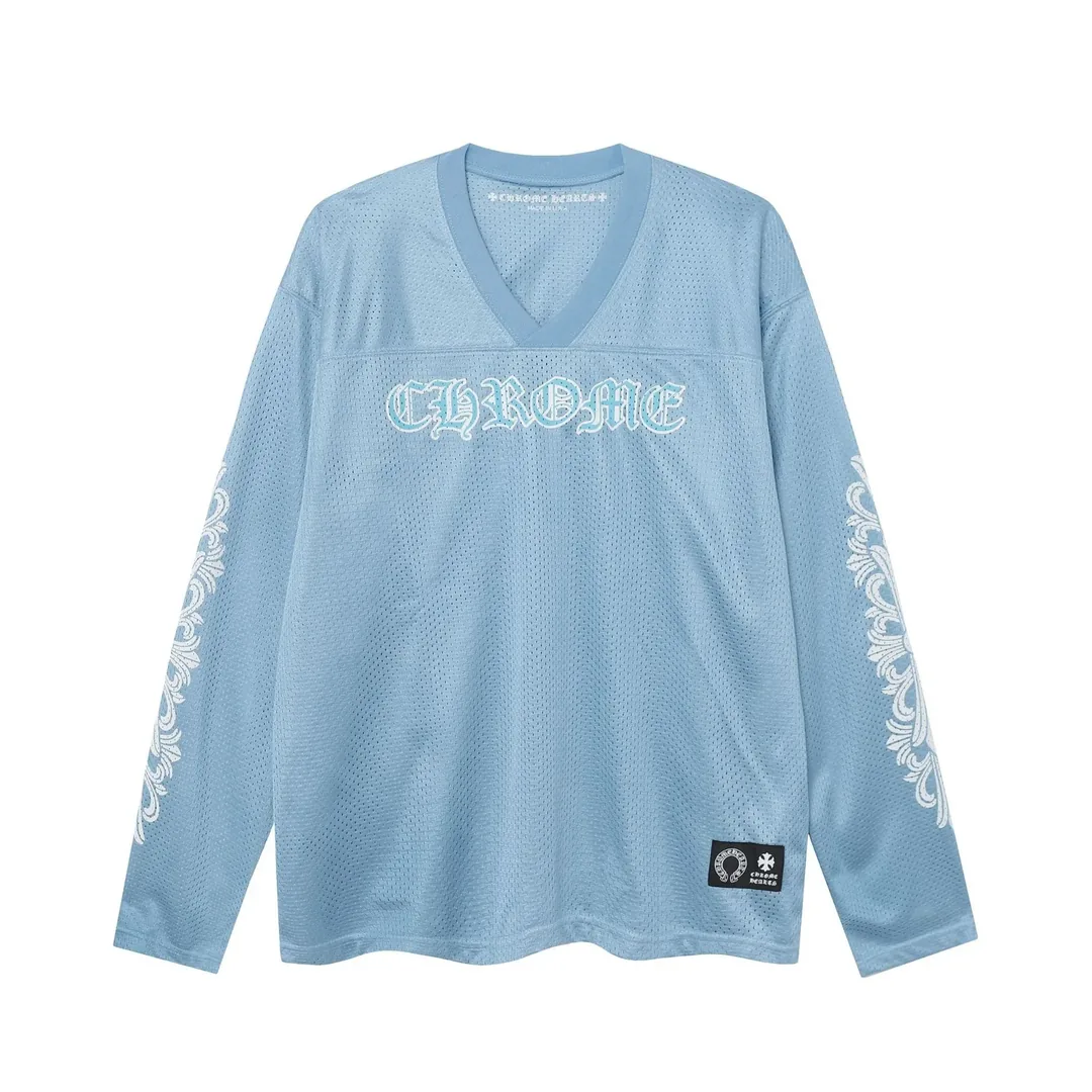 Chrome Hearts Sanskrit Print Hockey T-Shirt — Photo 13