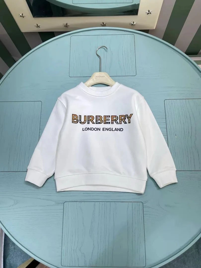 Plaid Embroidered Kids Sweatshirt — Photo 14