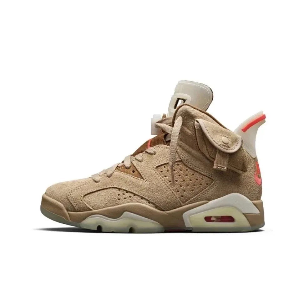 Air Jordan 6 Brown Sneakers — Photo 6