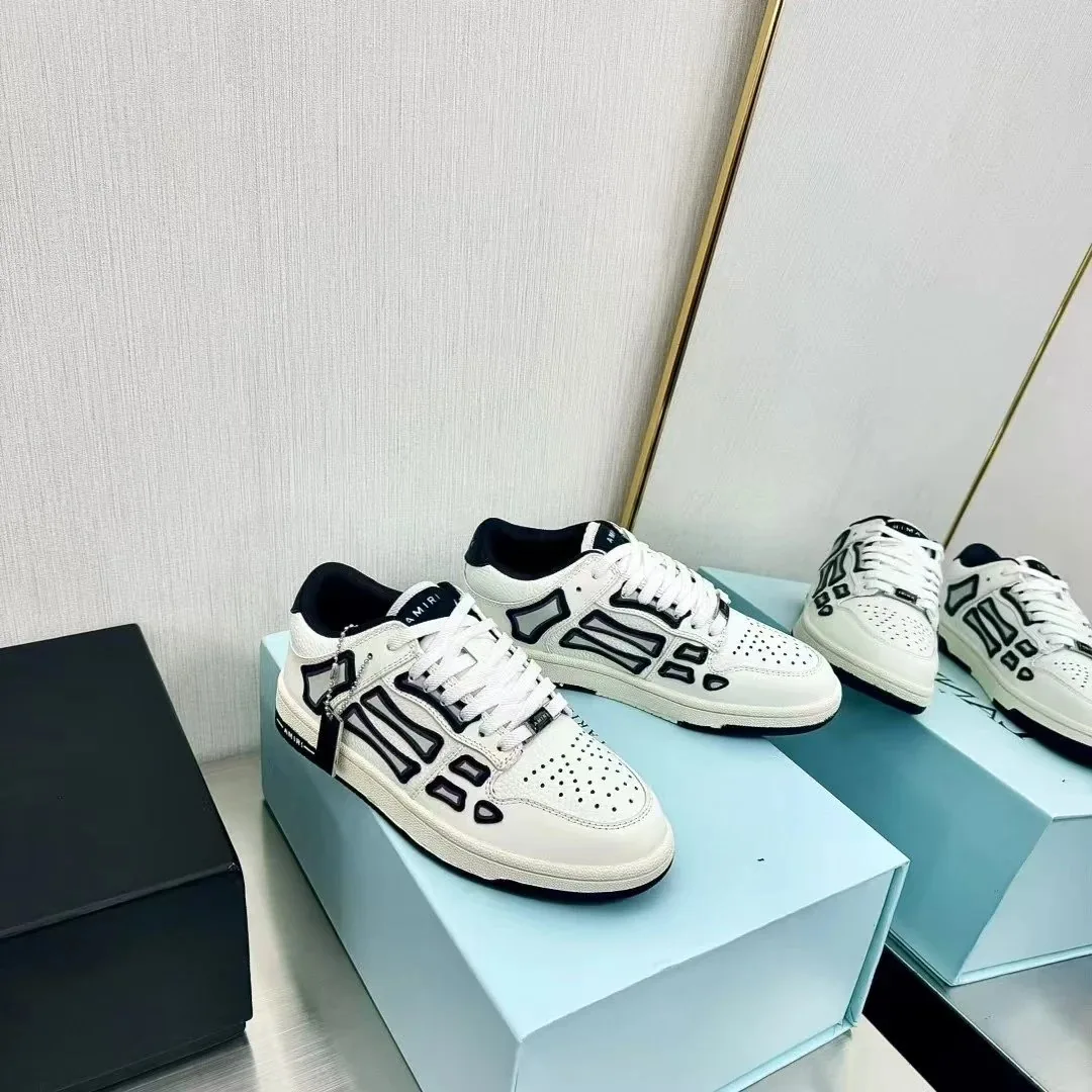 Amiri Skel-Top Low White Beige Skel Top Sneaker — photo 5