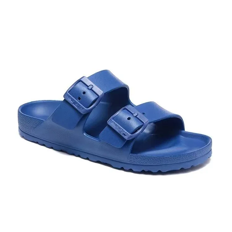 Birkenstock EVA Double-Buckle Slides — QC
