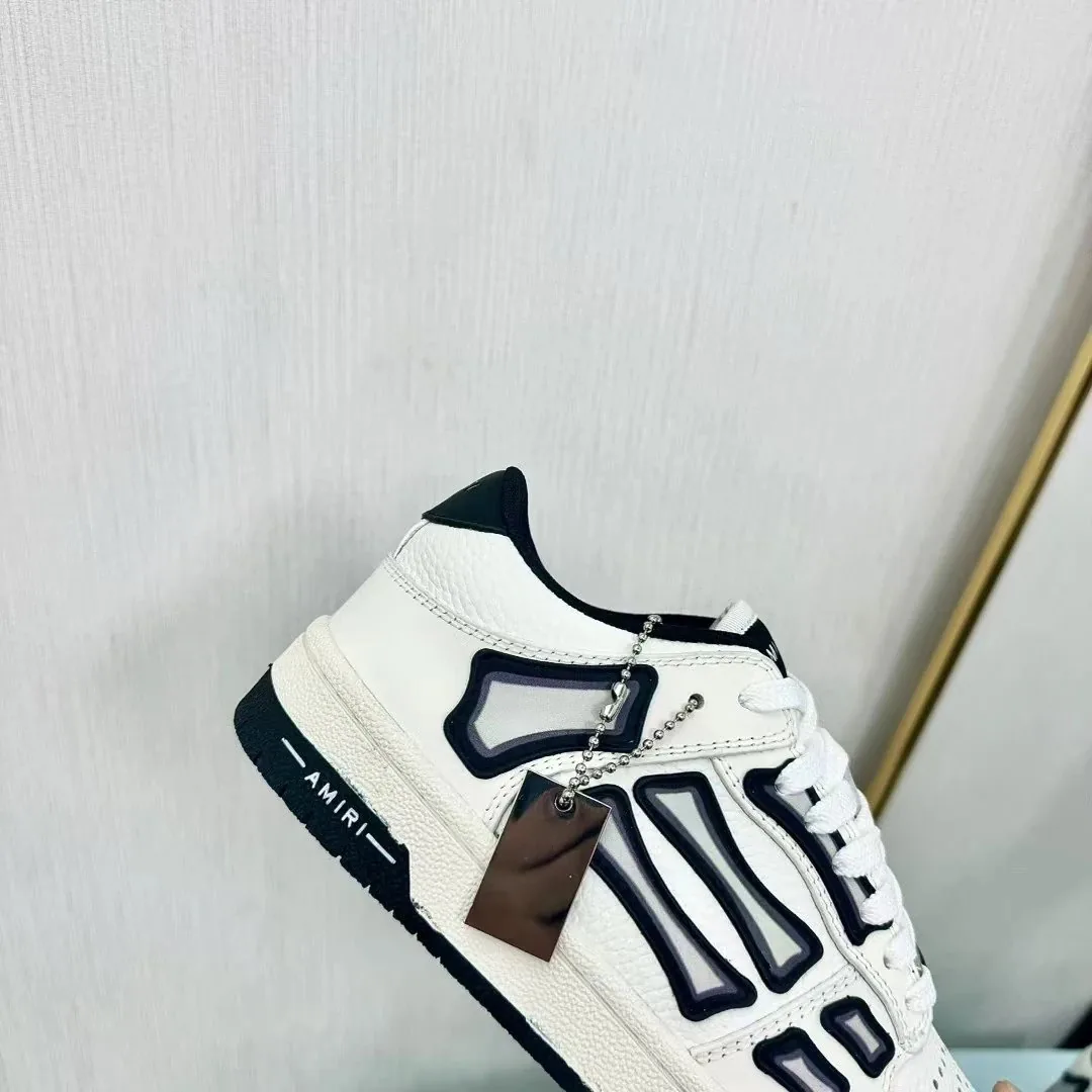 Amiri Skel-Top Low White Beige Skel Top Sneaker — photo 4