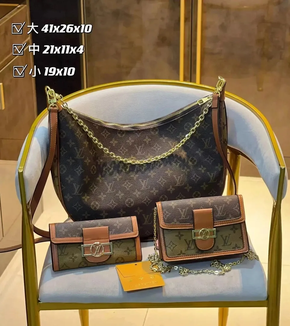 Louis Vuitton Monogram Tote Wallet Set Collection — Photo 13