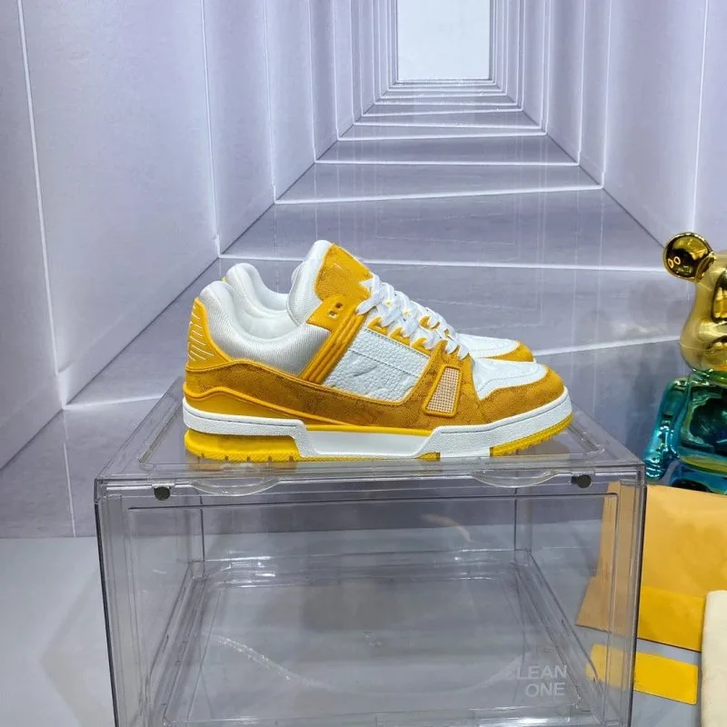 Louis Vuitton LV Trainer Denim Black Basketball Shoes — Photo 4