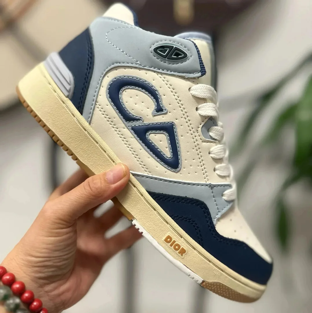 Dior B57 Grey Leather Skate Shoes — QC