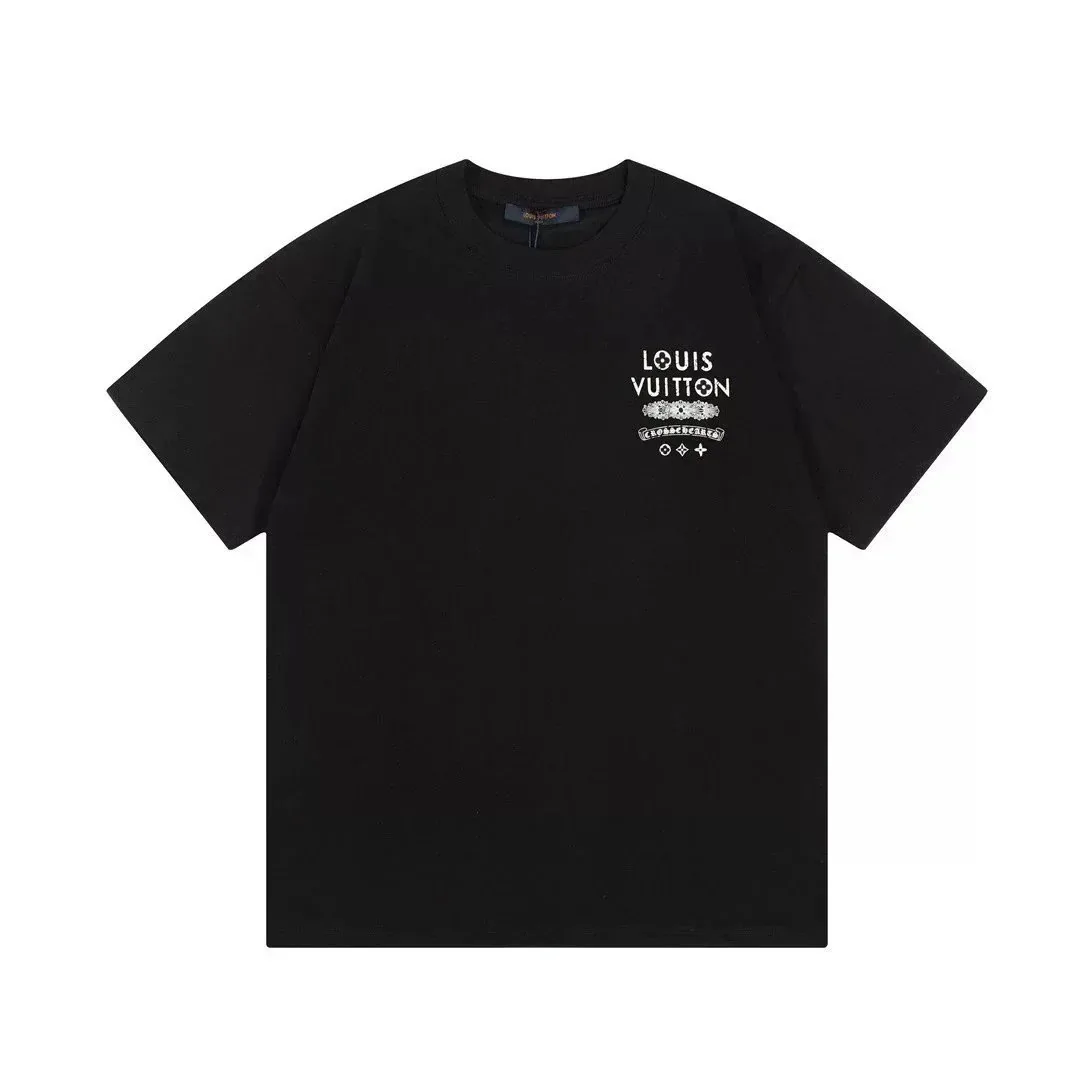 Louis Vuitton Small Logo Cream T-Shirt — Photo 3