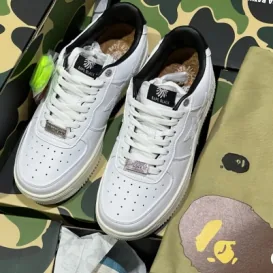 Bape Sta Ape Head Patent Low-Top Sneakers — QC