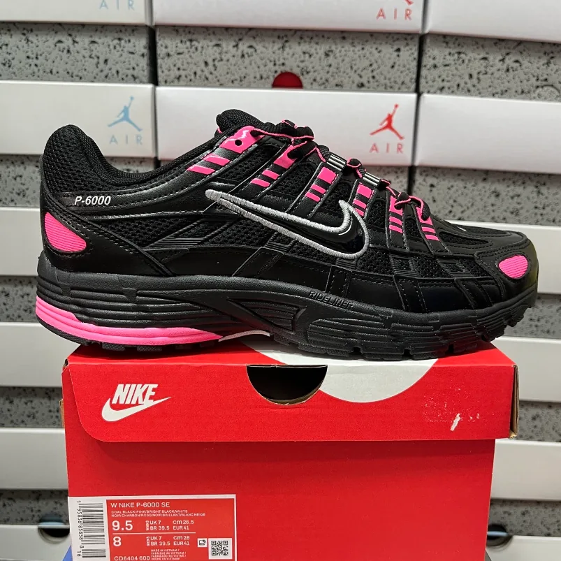 Nike P-6000 Red Breathable Running Shoes — Photo 10