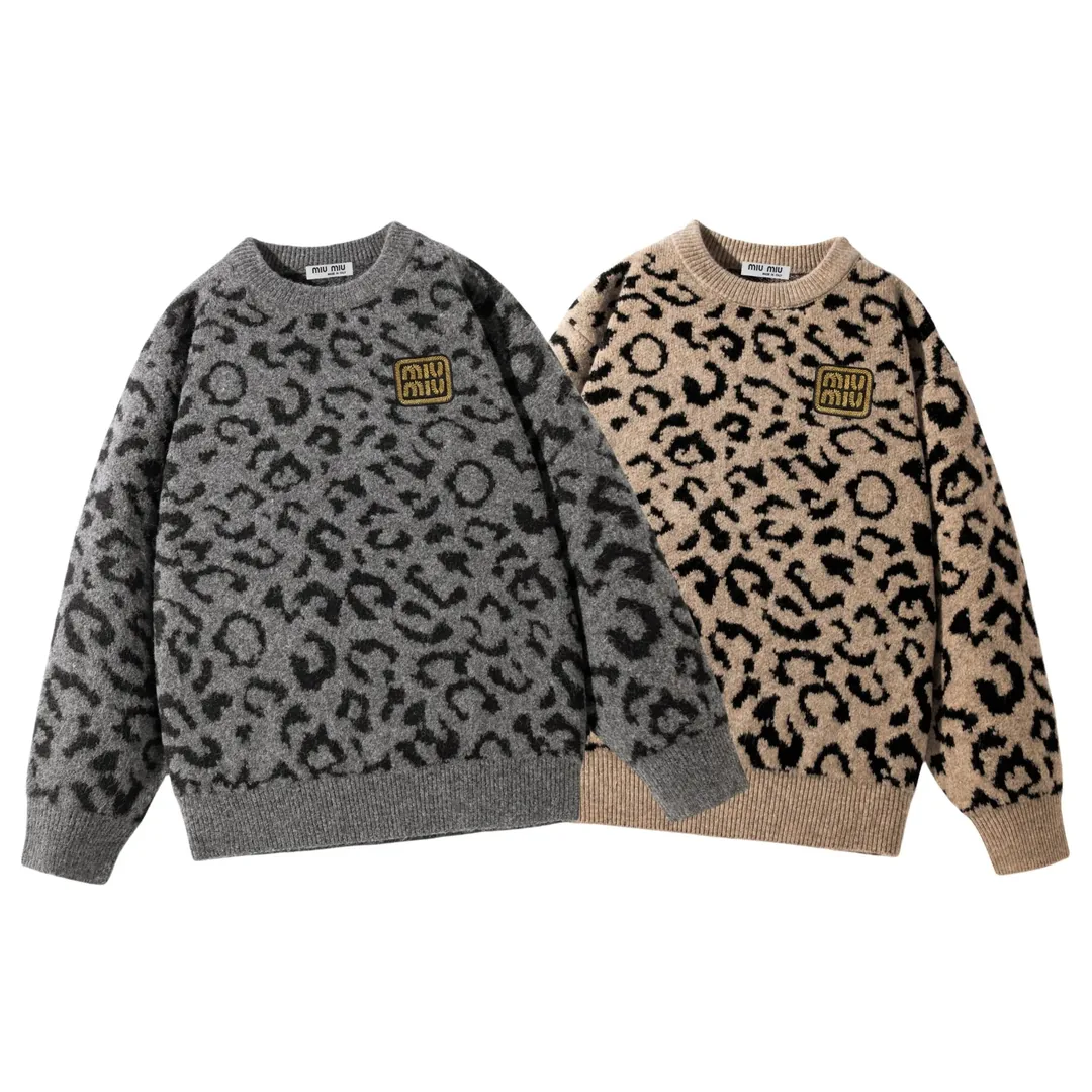 Double Jacquard Crewneck Sweater — Photo 3