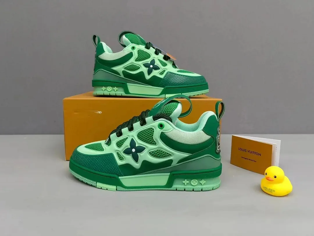 Louis Vuitton LV Trainer Grey Low-Top Trainers — Photo 13