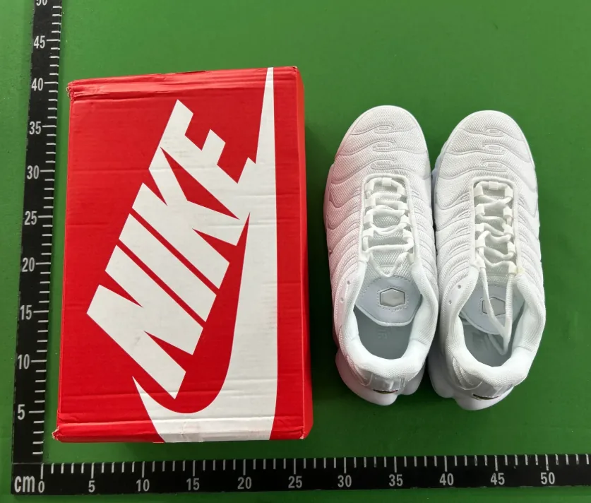 Nike Air Max Plus (TN) White Running Shoes — QC