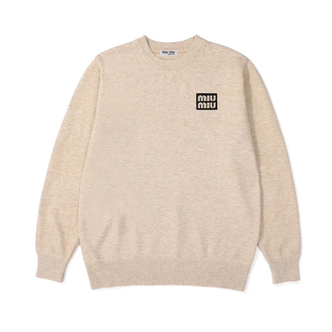 Double Jacquard Crewneck Sweater — Photo 12