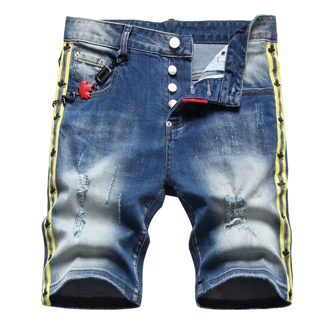 Amiri Distressed Denim Shorts Collection — photo 6
