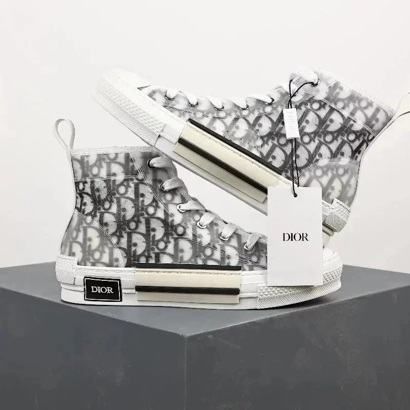 Dior B23 Navy Canvas Shoes — photo 9
