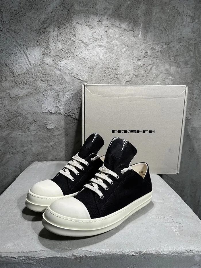 Rick Owens DRKSHDW Grey White Sneakers — photo 4