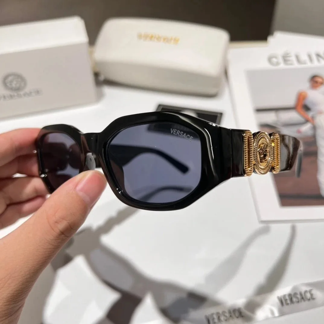 Cat-Eye Green Sunglasses — Photo 4