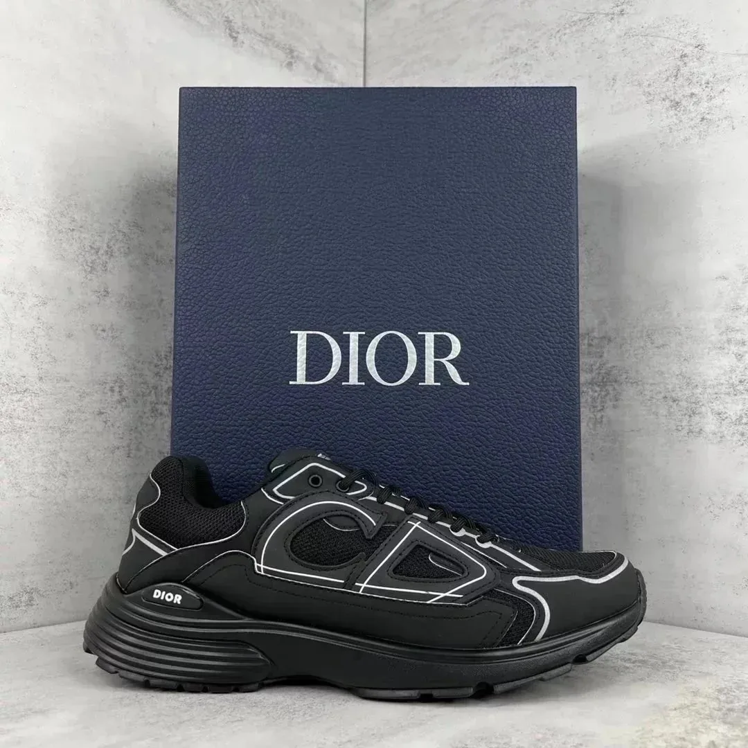 Dior B30 Navy White Sneakers — photo 4