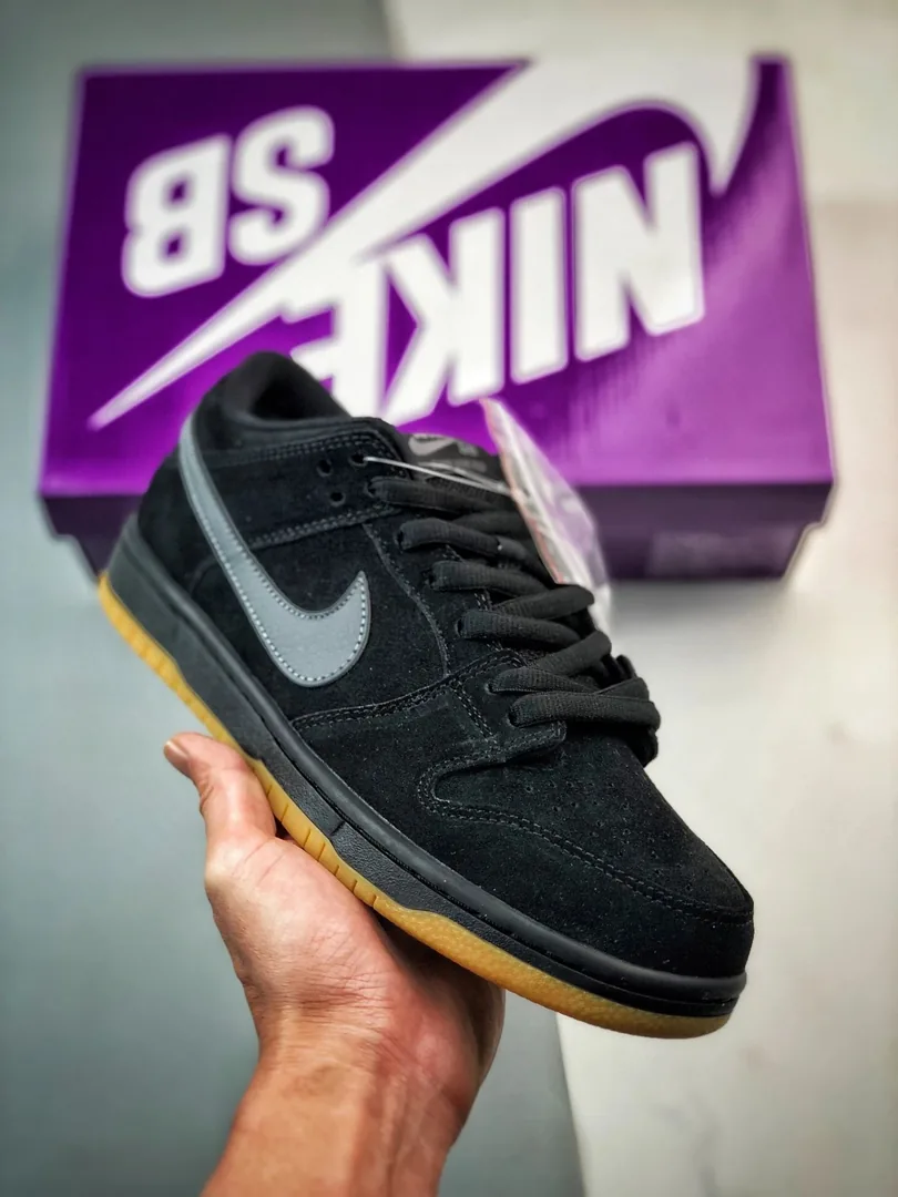 Nike Dunk Low Fog Gum-Sole Pro Sneakers — Photo 5