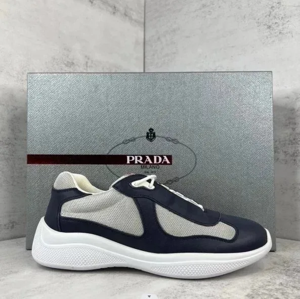 Prada America's Cup Beige Sneakers — Photo 3