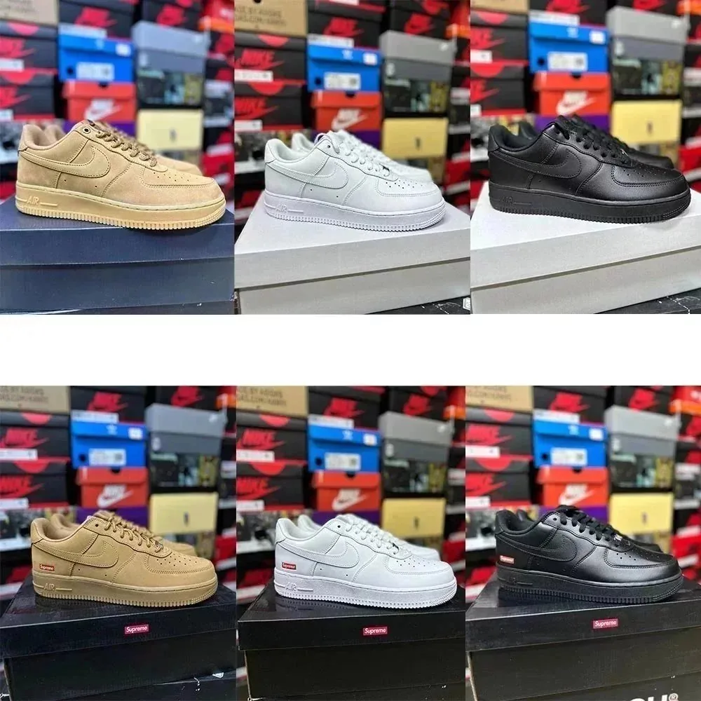 Nike Air Force 1 White Lace-Up Trainers — QC