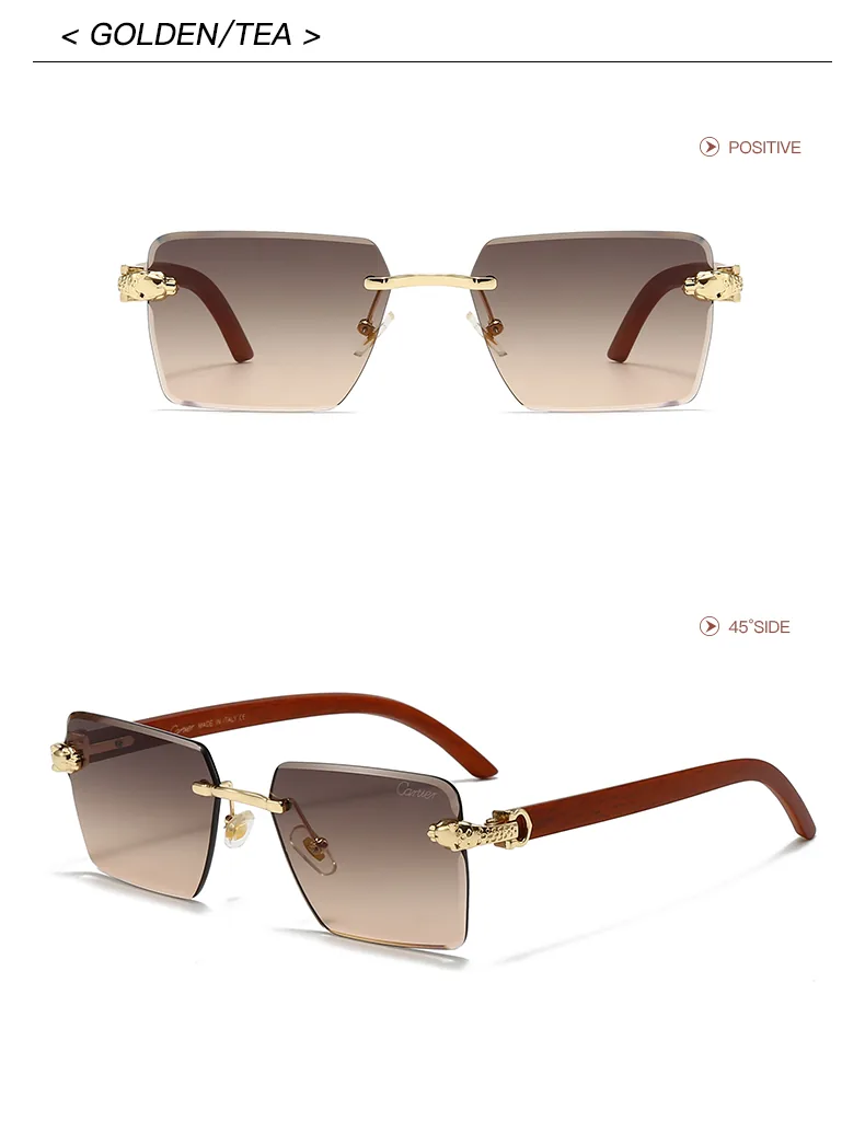 Cartier Panthere Rimless Sunglasses — photo 7