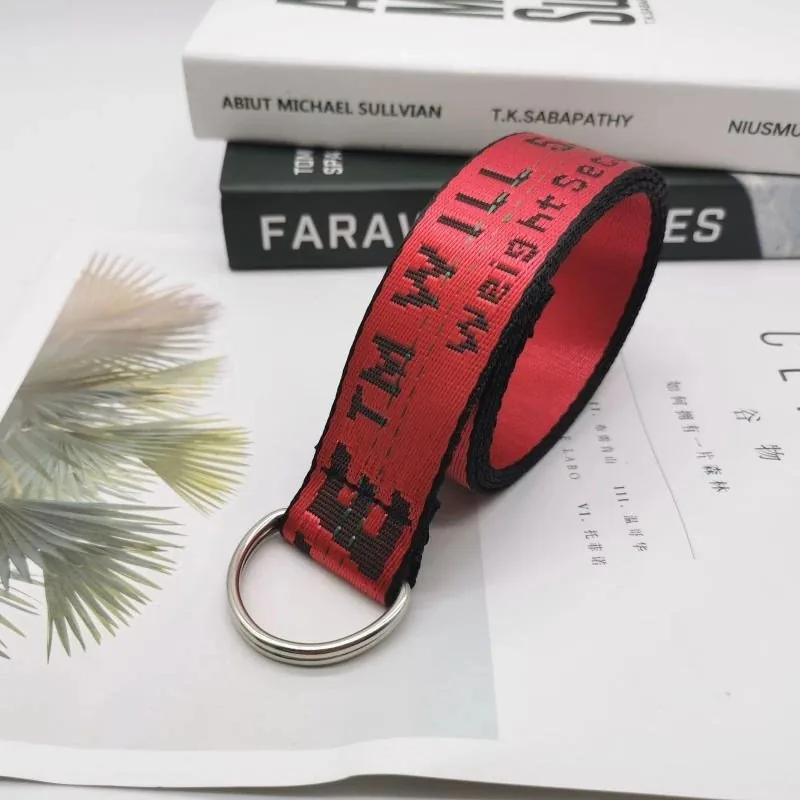 Off-White Double Ring Canvas Belt — Photo 10