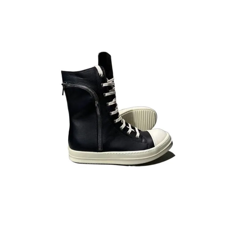 Rick Owens Ramones Black High-Tops — Photo 15