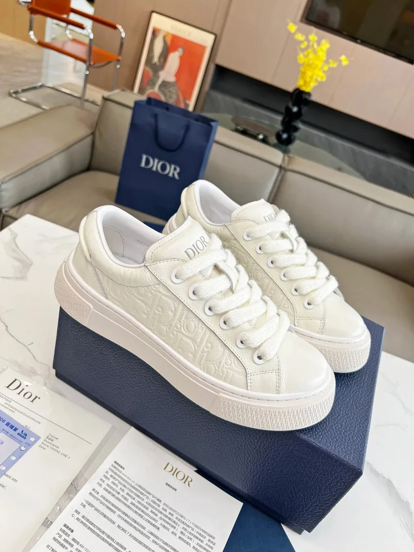 Dior B23 White Low-Top Tennis Sneakers — photo 9