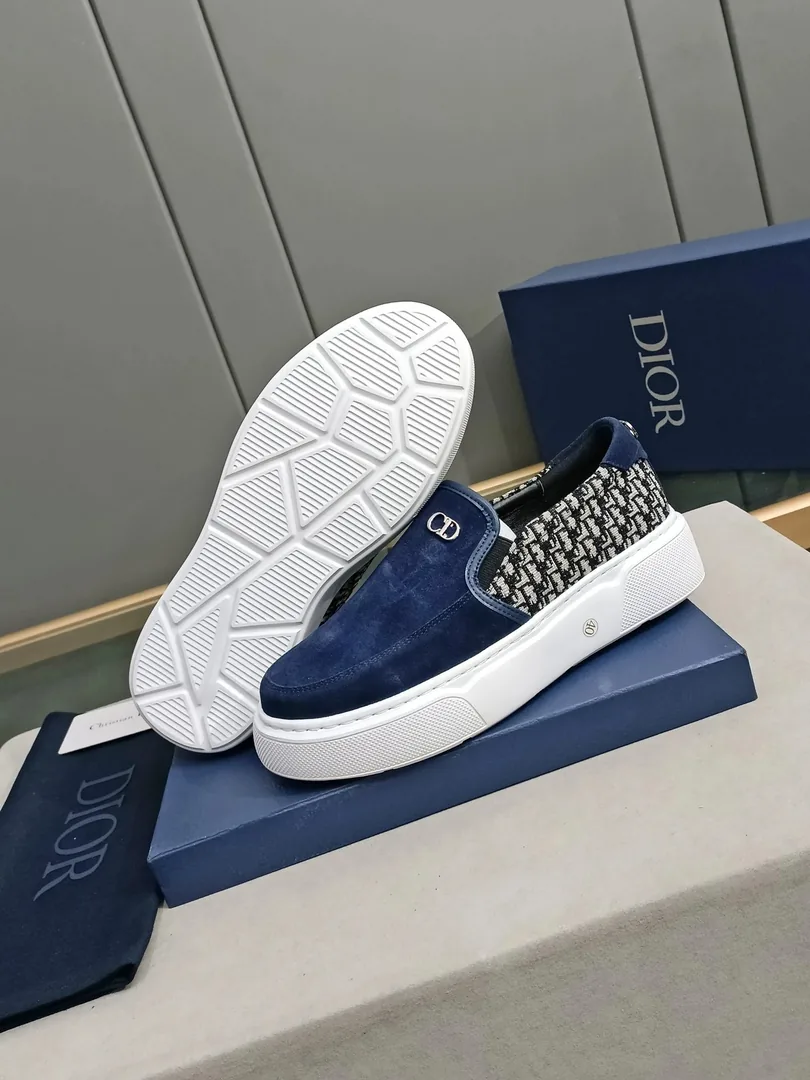 Dior Navy White Sneakers — QC