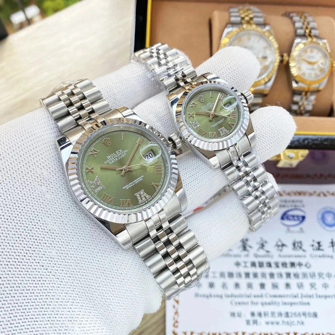 Rolex Datejust Pink Dial Watch — QC