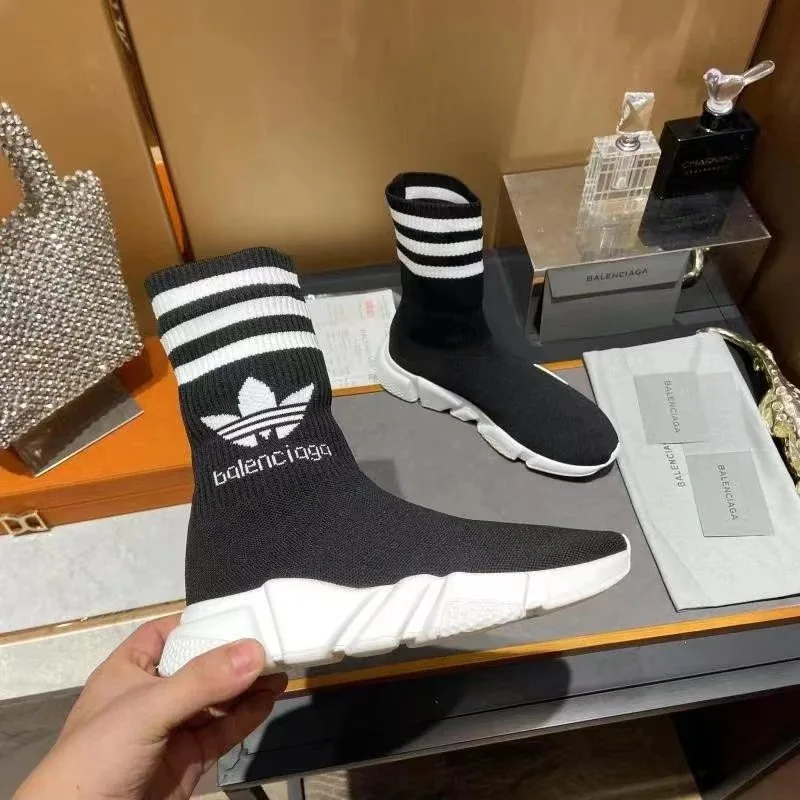 Balenciaga Speed Trainer White Stripe BGA 922 Sneakers — QC