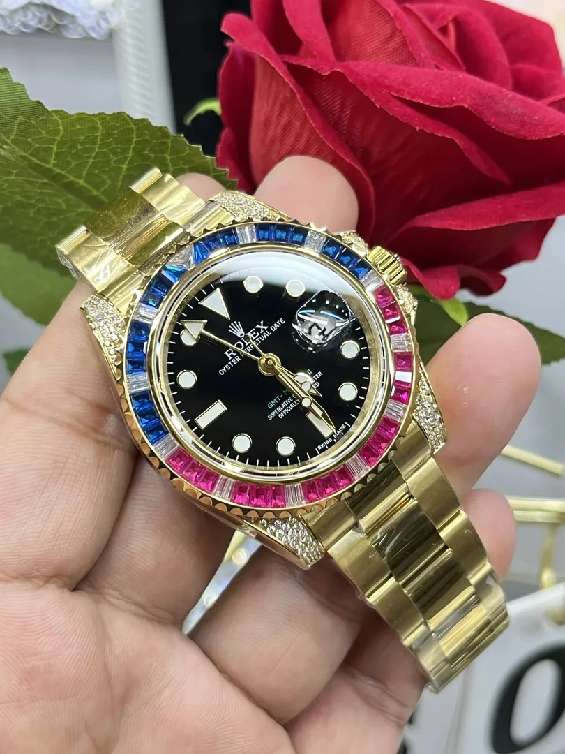 Rolex Submariner Green Bezel Watch — photo 10