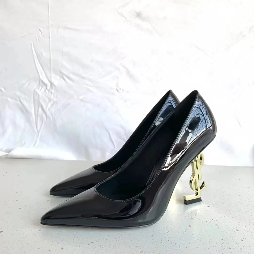 Saint Laurent Opyum White Leather Loafers