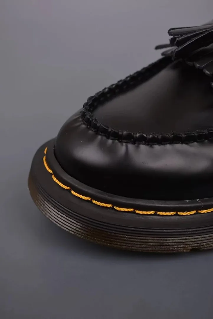 Dr. Martens Adrian Dr. Black Tassel Loafers — Photo 7