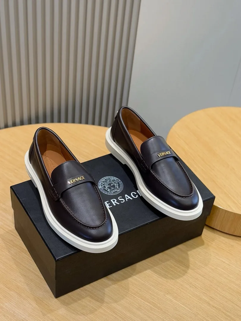 Versace Leather Loafers — photo 3