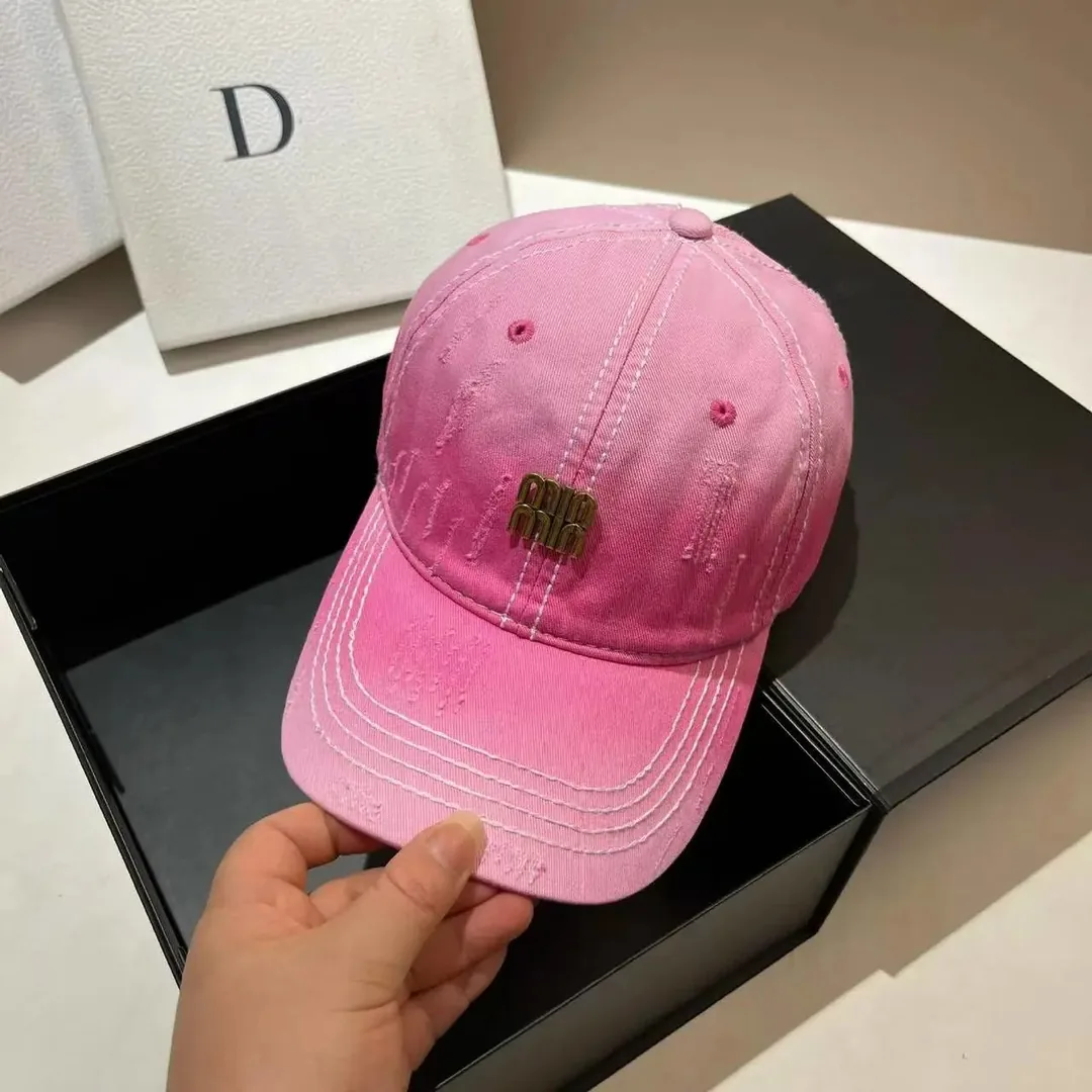 Distressed Denim Cap — QC
