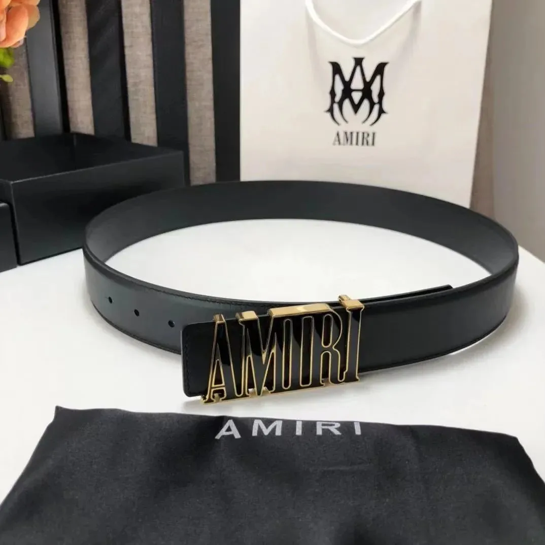 Amiri Leather Belt — QC