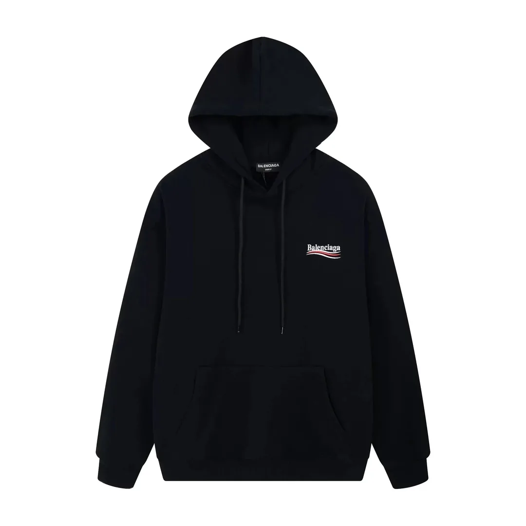 Balenciaga Paris Graffiti Logo Hoodie White — photo 10