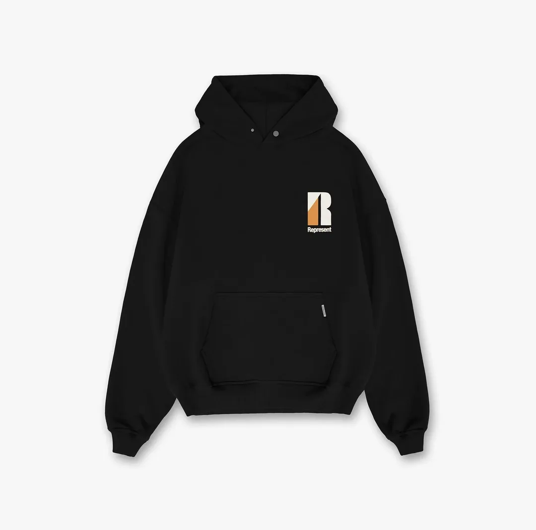 Represent Icon Sunset Print Hooded Hoodie — Photo 14