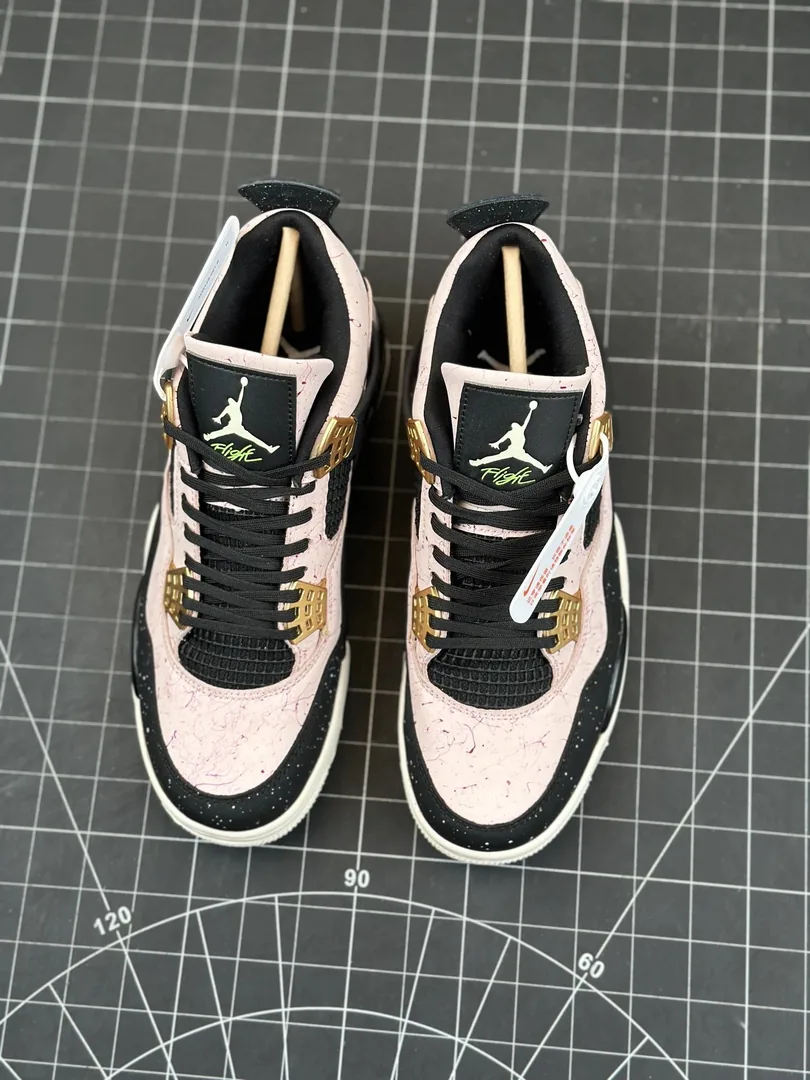 Pink Air Jordan 4 Sneakers — Photo 13