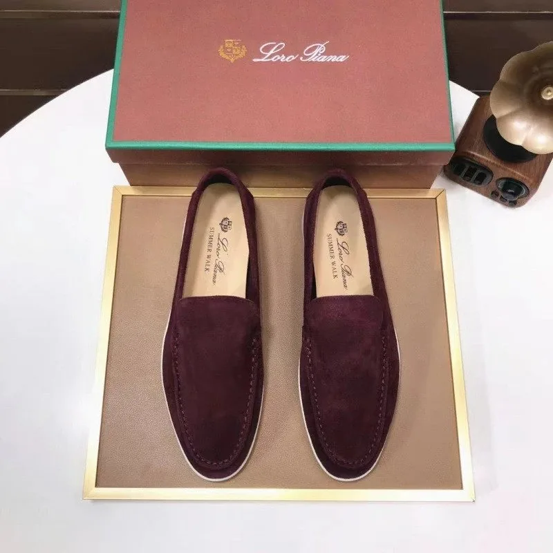 Loro Piana Summer Walk Brown Loafers — Photo 2