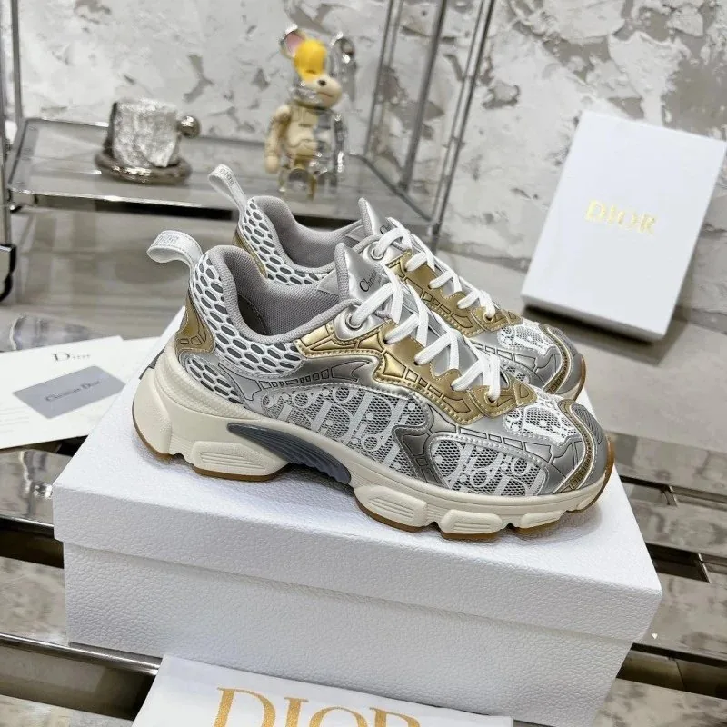 Dior Chrono White Sneakers — QC